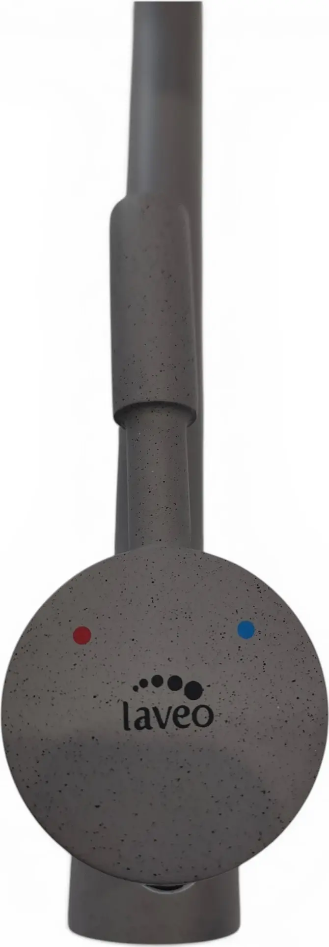Backer LENA Kitchen Faucet, Single-Handle, Swivel Spout, Granite Composite, 35mm Ceramic Cartridge, Grey, 29cm Height