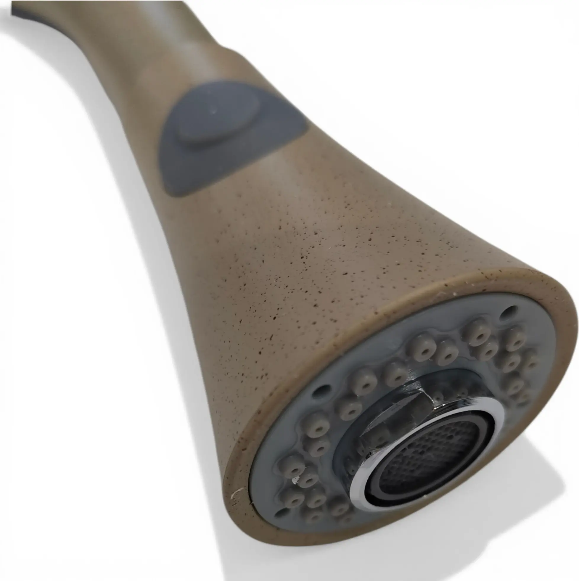 Backer DARU Kitchen Faucet, Granite Composite, High Spout, 2 Water Flow Modes, Ceramic Cartridge, Beige, 41.5 cm