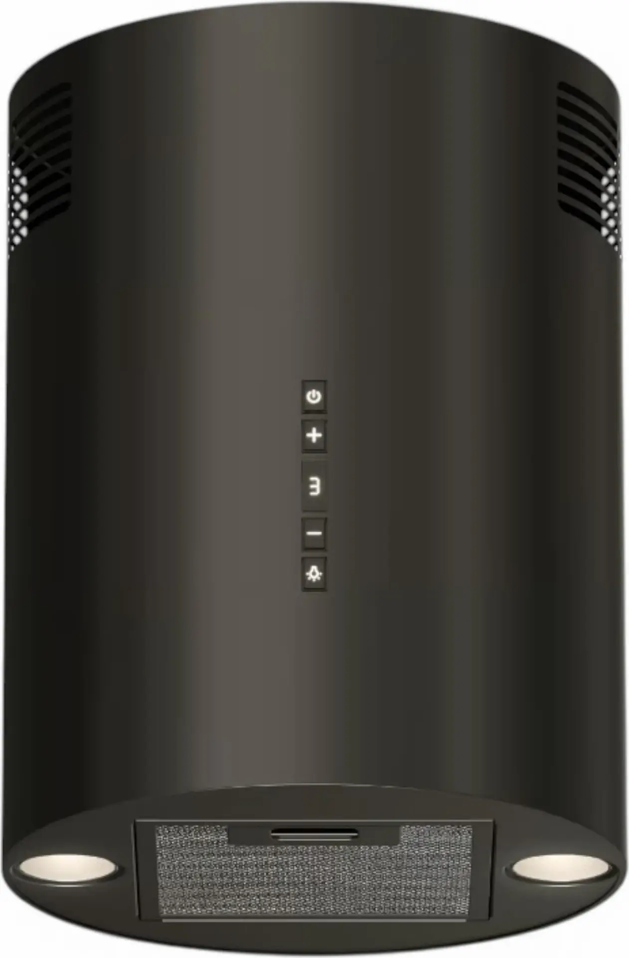 Hota de bucatarie tubulara Backer NONA Mini W4031, 31cm, 500 mc/h, 3 trepte, Control tactil, Telecomanda, Negru