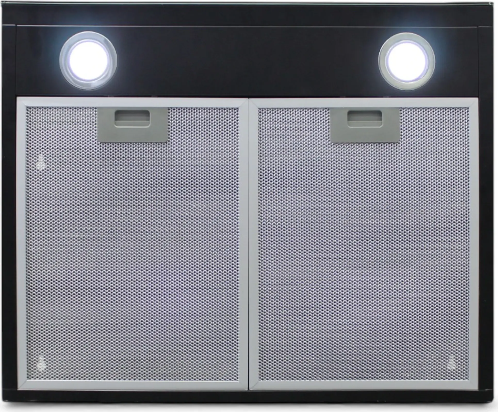Backer IRMA RS602 BL Console Kitchen Hood, 60cm, 2 Motors, 550 m³/h, Touch & Gesture Control, 3 Speeds, LED Lighting, Black Glass