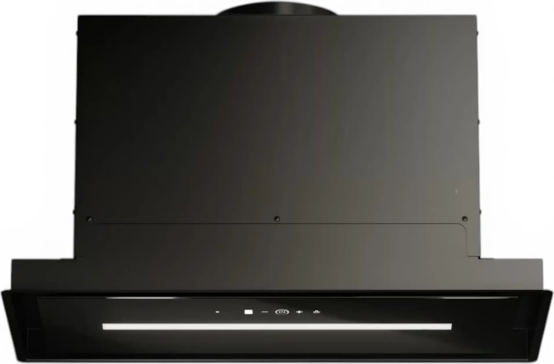 Backer NERON 60 TOUCH BL Built-in Kitchen Hood, 60cm, 1000 m³/h, 4 Speeds, Touch Control, Remote, Black Glass, LED Lighting, Energy Class B