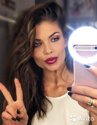 RK-12 Clip-on Selfie Ring Light, 36 LED USB Rechargeable, 3 Brightness Levels, 5600K Cool White, Anti-Slip Universal Clip for Phone/Tablet, 8.5cm ABS