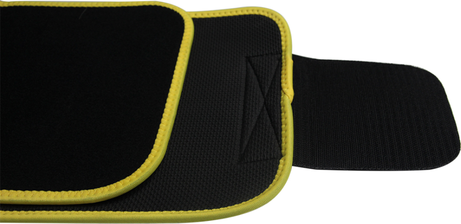 SWEAT Thermal Waist Trainer Belt - 20cm Neoprene & Nylon Sauna Sweat Belt for Gym, Adjustable Abdominal & Back Support, 60-120cm