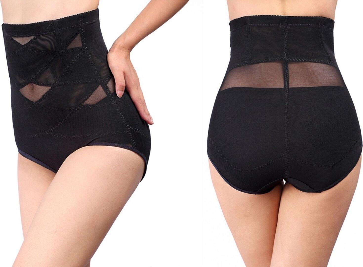 Chiloți Corset de Formare Talie Înaltă 2în1, Fără Cusături, Cu Bale pentru Modelare, Compresie Dublă, Nylon și Spandex, Talie 62-92 cm, Mărime M
