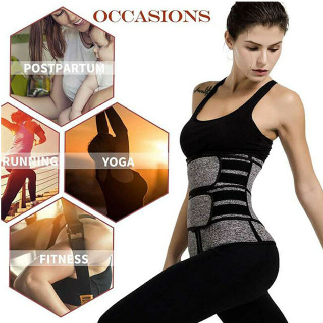 CILKOO Waist Trainer Termo - Corset Modelator Termic 27cm din Neopren, Centură de Slăbit cu Fermoar și Cârlige, Suport Lombare, Compresie Reglabilă, Sport