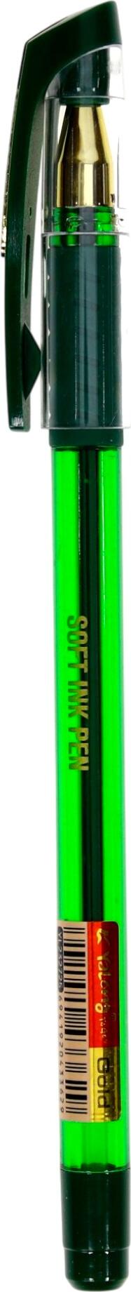 Ручка Yalong Soft Ink Pen серия Gold, шариковая ручка с масляными чернилами Soft Ink, прозрачный корпус и колпачок с клипом
