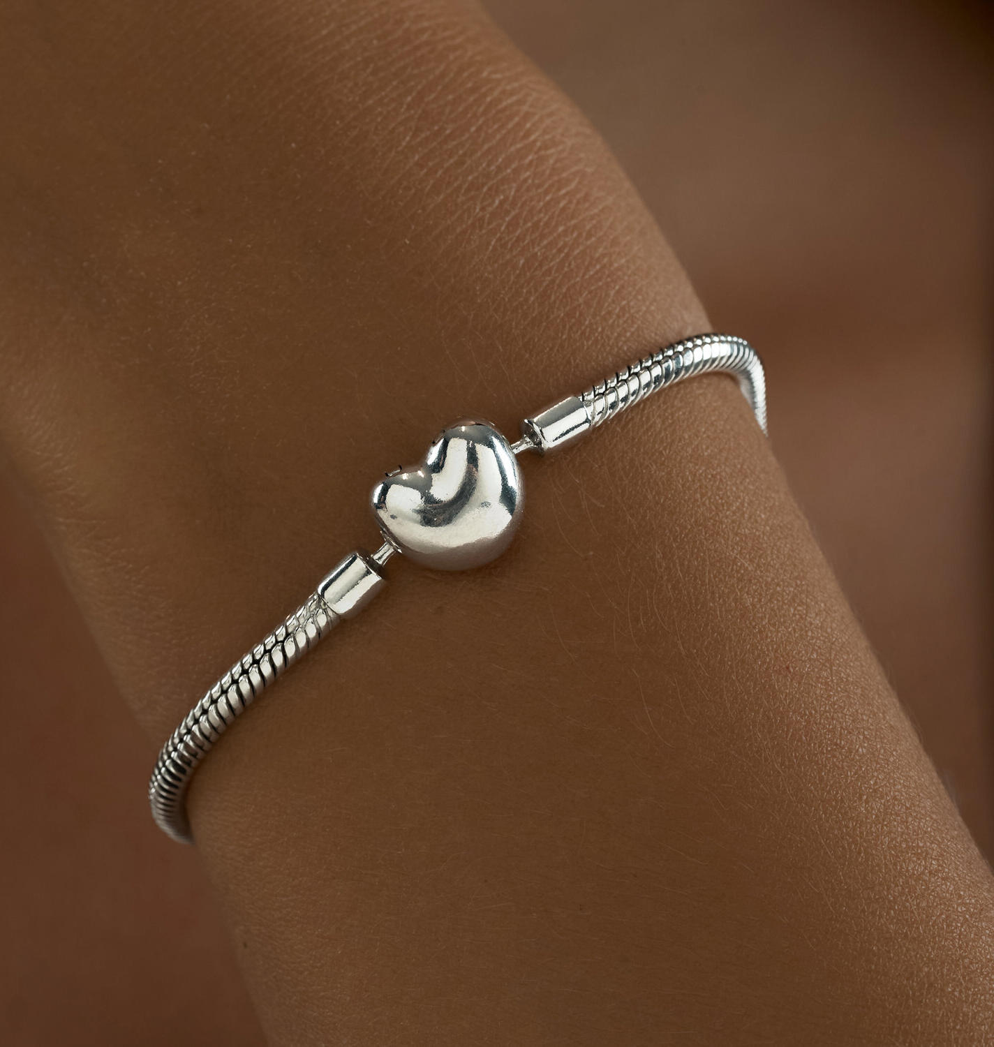 SOKOLOV 94051044 Formula. For me Women's Charm Bracelet, Size 19, 925 Sterling Silver, Rhodium Plated, 13.64g