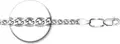 Sokolov 965060502 Women's Bracelet, 925 Sterling Silver, Rhodium Plated, Nonna Weave, 2.03g, Diameter 17