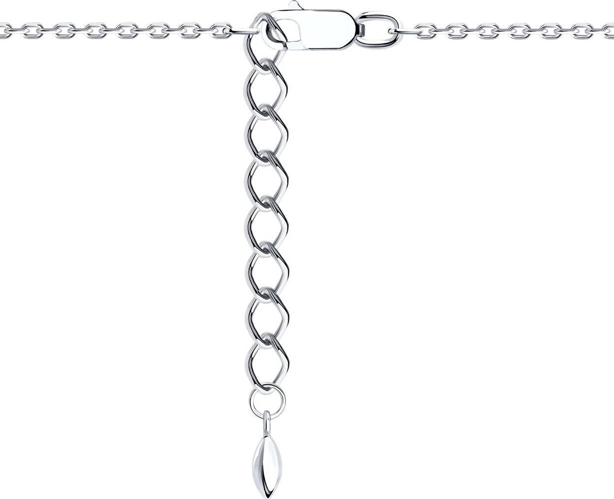 Diamant 94-150-01426-1 Women's Jewelry, 925 Sterling Silver, Rhodium Plated, 1.7g Weight, 3mm Height, 18mm Diameter, Elegant Silver Accessory for Women