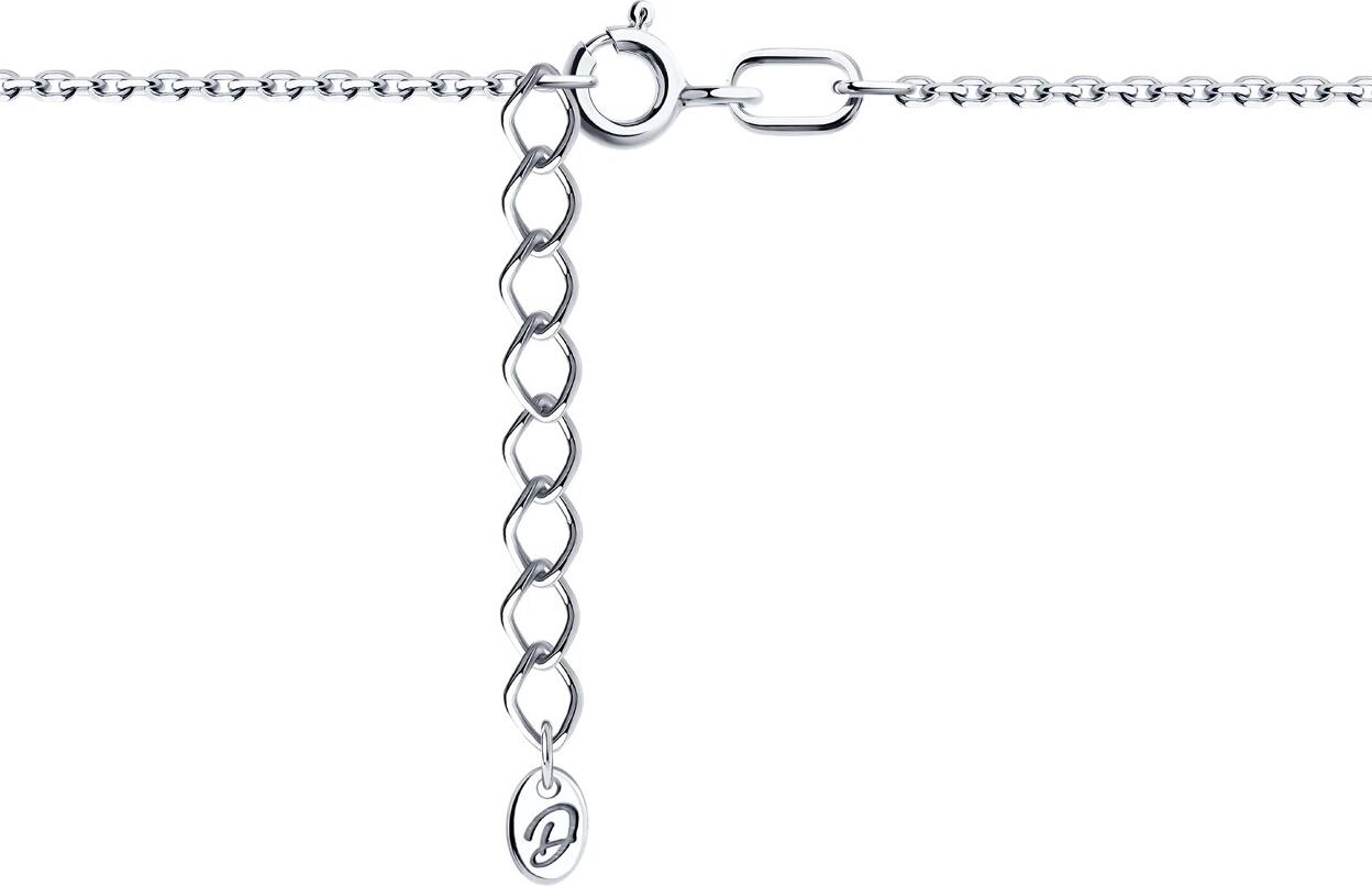 Brățară Diamant pentru femei 94-150-02235-1, Diametru 16, Argint 925 placat cu rodiu, cu zirconii rotunde 1.25mm 0.48ct și email, incolor
