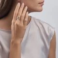 Inel SOKOLOV 019084 pentru femei, Mărime 17, Aur Roșu 585 cu placare Rodiu, Formă de Coroană cu Motiv Inimă, Cubic Zirconia Incolor, 1.76g