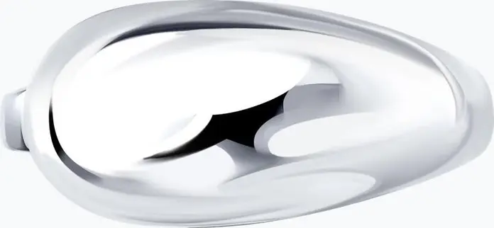 Inel SOKOLOV 94014733 pentru femei, Mărime 17.5, Argint Sterling 925 placat cu rodiu, Lățime 2 mm, Greutate 2.81 g, Design Minimalist Elegant