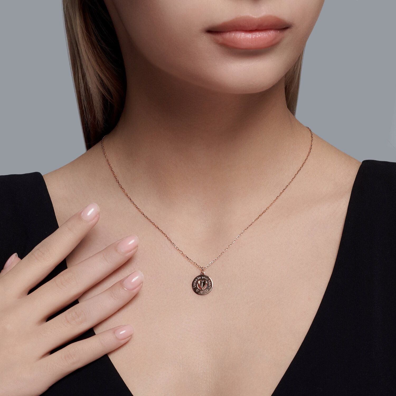 SOKOLOV 121410 Religious Cross Pendant in 585 Red Gold with Rhodium Plating, 20 mm x 10 mm, 0.89 g