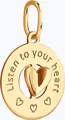 SOKOLOV 121410 Religious Cross Pendant in 585 Red Gold with Rhodium Plating, 20 mm x 10 mm, 0.89 g