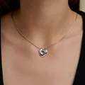 Diamant 94-130-00193-1 Heart-Shaped Pendant for Women, 925 Sterling Silver, Rhodium Plated, 20x18x4 mm, 1.9g