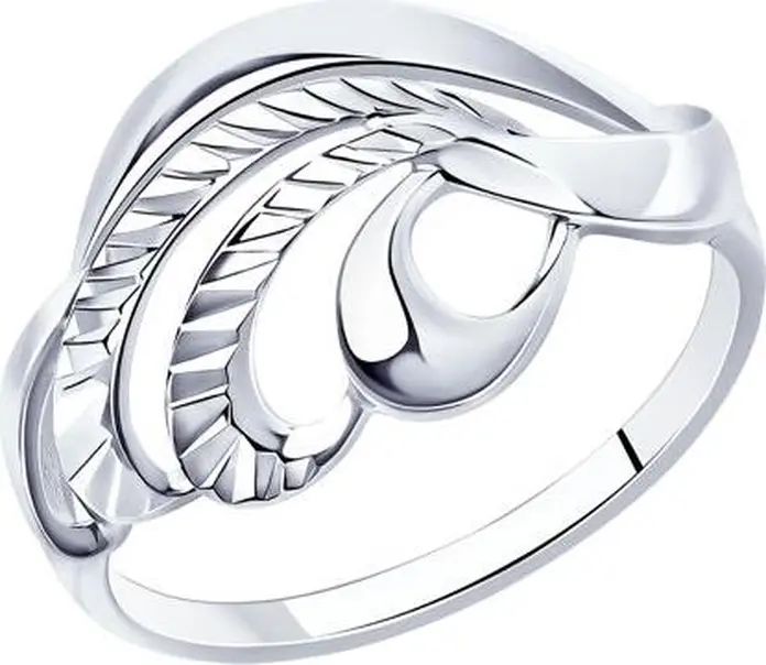 Diamant 94-110-00880-1 Women's Ring, 925 Sterling Silver with Rhodium Coating, White Color, Ring Size 18.5, Width 12 mm, Height 4 mm, Weight 1.87 g