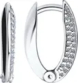 Diamant 94-120-01969-2 Women's Jewelry, 925 Sterling Silver Rhodium Plated with Cubic Zirconia and Enamel, English Lock, 18x3x3 mm
