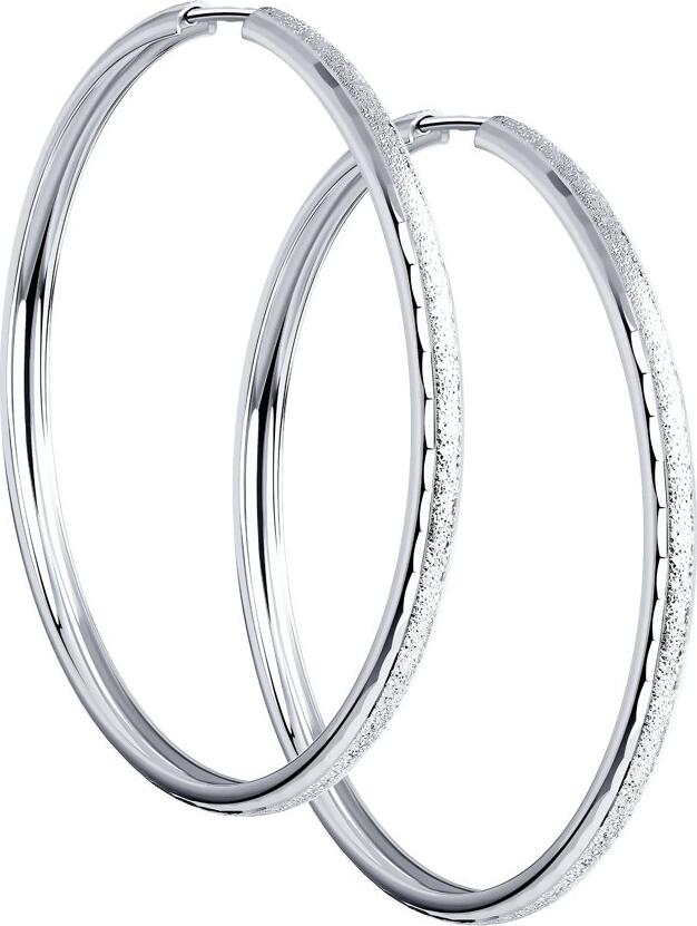Серьги-конго для женщин Sokolov 94140048, серебро 925 пробы, 2.8 г