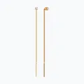 SOKOLOV 020611 Cercei tip fir (threader) pentru femei din aur roșu 585 cu zirconiu cubic incolore rotund 2mm, 0.131ct, lanț subțire cu bară verticală