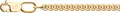 SOKOLOV Red Gold 585 Nonna Weave Chain, Article 582020402, Hollow Design, 3mm Width, 40 cm Length, 2.31g, Unisex Jewelry for Men and Women