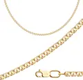 SOKOLOV Red Gold 585 Bismarck Weave Chain, Hollow Construction, 3mm Width, 45cm Length, 3.36g, Unisex Jewelry, SKU 582070402