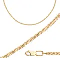 Lanț SOKOLOV din Aur Roșu 585, Impletire Nonna, Articol 582020402, Design Gol, Lățime 3mm, Lungime 50 cm, 2.31g, Bijuterie Unisex pentru Bărbați și Femei