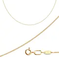 SOKOLOV Red Gold 585 Panzer Weave Chain 581040252, Solid Gold, 1.56g, 50 cm Length, 0.25mm Diameter, Spring Ring Clasp, for Women and Children