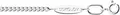 SOKOLOV 968020602 Unisex Curb Chain, 50 cm Length, 925 Sterling Silver, 0.6 mm Diameter, Spring Ring Clasp, High-Quality Silver Jewelry