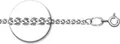 Sokolov 968060402 Women's 925 Sterling Silver Chain, Nonna Weave, Spring Ring Clasp, 50 cm, 3.55g