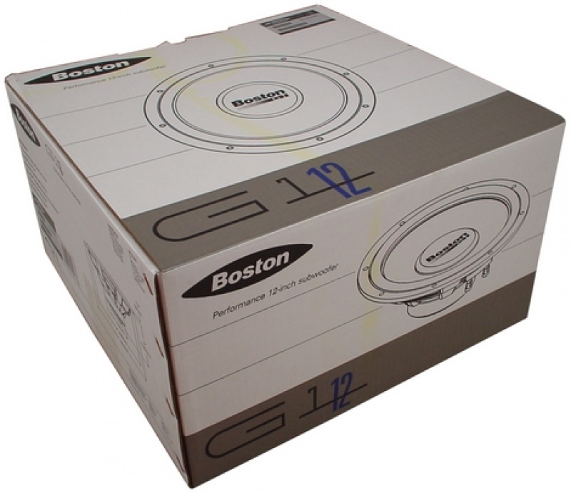 Boston Acoustics G112-44 Performance 12-inch (30cm) Subwoofer Driver, 200W RMS, 400W Max, Dual 4-Ohm Voice Coil, RadialVent Cooling, SureSet Tuning