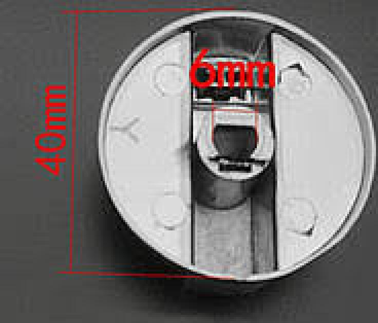 Car Stereo Volume Control Knob Replacement, Circular Audio System Dial with Silver Trim Ring and White Indicator Line, Durable Plastic Construction - Black
