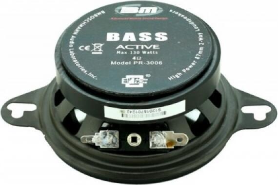 Boschmann PR-3006 2-Way Coaxial Speakers, 87mm (3.5"), 4 Ohm, 55W RMS, 130W Max, Titanium Diaphragm, Digital Sound Processing, Long-Stroke Acoustic Design