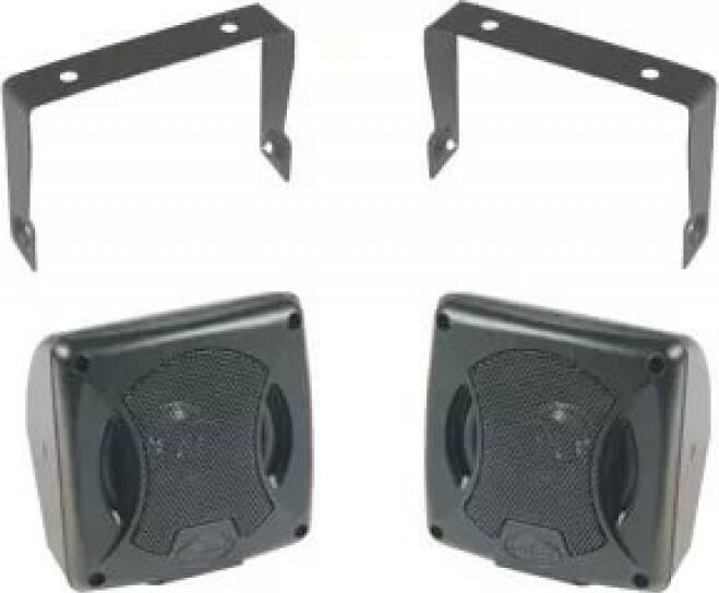 Difuzoare Auto Coaxiale Boschmann PR-222 3.5 Inch (80mm), 2 Căi, 80W, Coș din Oțel Ștanțat, Difuzor din Celuloză, Suporturi Rotative, Gri