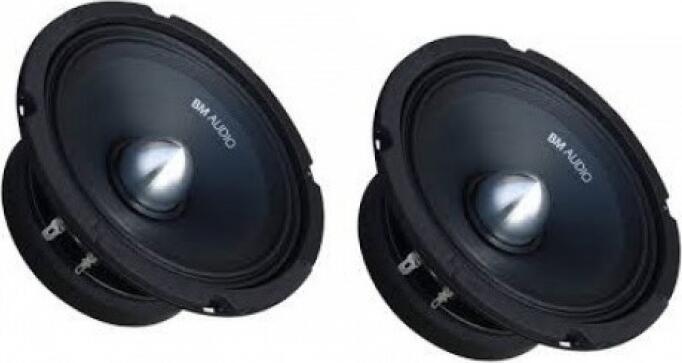 Boschmann MW-699 EXP1 165mm 6.5 Inch Midrange Stage Speaker, 105W RMS, 300W Peak, 4 Ohm, Titanium Phase Plug, Fiber Composite Cone, 100dB Sensitivity