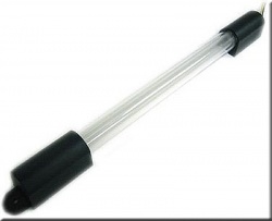 HS Automotive Neon Lighting Tube for Chassis and Subwoofer, 9-12V, 100cm, Tubular Neon Lamp with Black End Caps