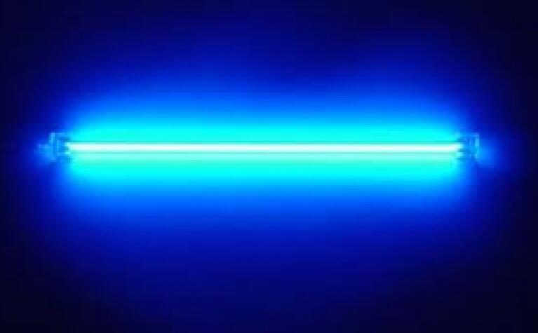 HS Automotive Neon Lighting Tube for Chassis and Subwoofer, 9-12V, 100cm, Tubular Neon Lamp with Black End Caps