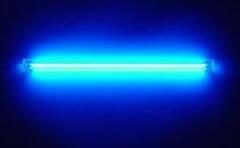 HS Automotive Neon Lighting Tube for Chassis and Subwoofer, 9-12V, 100cm, Tubular Neon Lamp with Black End Caps