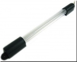 HS Automotive Neon Lighting Tube for Chassis and Subwoofer, 9-12V, 100cm, Tubular Neon Lamp with Black End Caps
