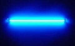 HS Automotive Neon Lighting Tube for Chassis and Subwoofer, 9-12V, 100cm, Tubular Neon Lamp with Black End Caps