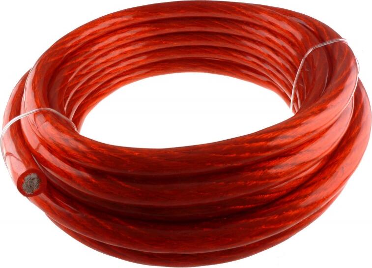 VASTONE 0GA Car Audio Amplifier Power Cable, High-Purity Electrolytic Copper, Ultra Flex PVC Insulation, 53.5mm² Cross-section, Low Resistance