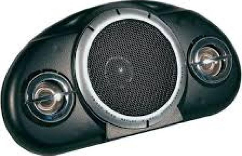 Boschmann PR-333 4" (10 cm) 3-Way Coaxial Speakers in Enclosures, 55W RMS / 120W Max Power, 60-25000 Hz, 4 Ohm, 92 dB Sensitivity