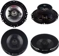 Boschmann XR-5836 3-Way Coaxial Car Speakers, 130mm 5.25 inch, 300W Max 100W RMS, 4 Ohm, Polypropylene Woofer, Digital Sound Processing, Pair