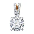 Bijuterie SOKOLOV 036627 pentru femei din aur roșu 585 placată cu rodiu, cu 11 pietre de zirconiu cubic incolor rotund, 0.11 ct, 1.27g