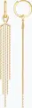 SOKOLOV 0200780 Women's Transformer Earrings, 585 Red Gold, English Lock, Trendbook AW 25-26 Collection, 1.66g, 17mm Length