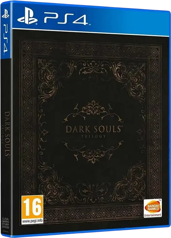 Bandai Namco Dark Souls Trilogy pentru PlayStation 4 - Colectie Disc Fizic cu Remastered, Scholar of the First Sin, Dark Souls III si toate DLC-urile