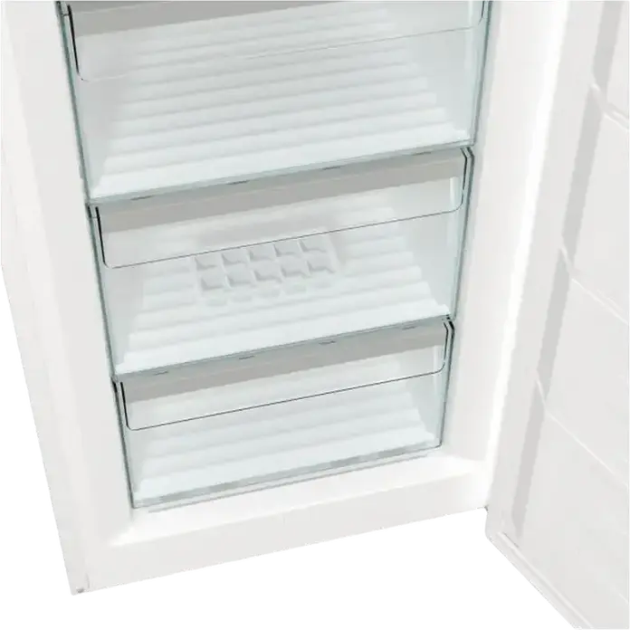 Gorenje FN619EAW6 Upright Freezer, No Frost, 280L Net Volume, Inverter Technology, LED Touch Display, EasyTray, White, 185x59.5x66.3 cm
