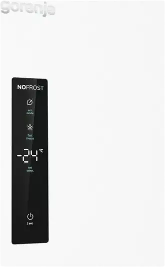 Gorenje FN619EAW6 Upright Freezer, No Frost, 280L Net Volume, Inverter Technology, LED Touch Display, EasyTray, White, 185x59.5x66.3 cm