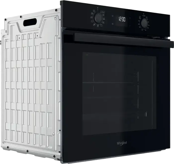 Cuptor Electric Incorporabil Whirlpool OMR58HU1B, Capacitate 71L, Clasa Energetica A+, Tehnologie Cook3, Convecție Forțată, Ghidaje Telescopice, Negru
