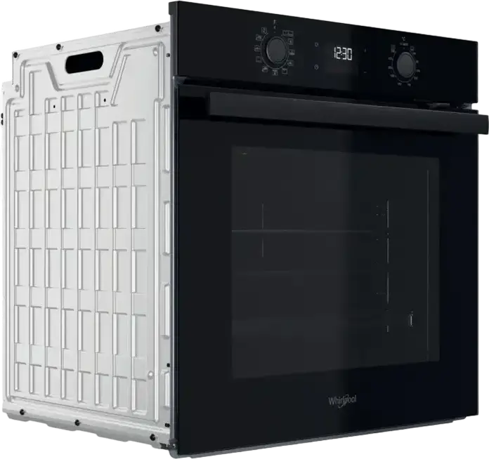 Cuptor Electric Incorporabil Whirlpool OMR58HU1B, Capacitate 71L, Clasa Energetica A+, Tehnologie Cook3, Convecție Forțată, Ghidaje Telescopice, Negru