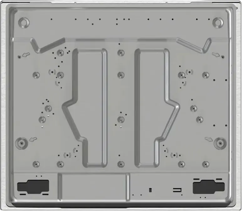 Gorenje GW 642 ABX Built-in Gas Hob, 4 Burners with Wok, Stainless Steel 304 Surface, Cast Iron ProGrids, BigSurface, One-hand Ignition, Inox, 60x52 cm